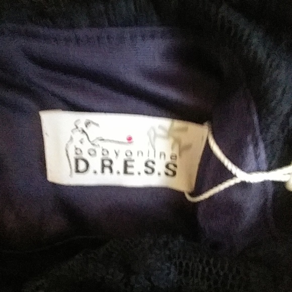 Prom dress size medium navy blue brand new with ta - Picture 4 of 4